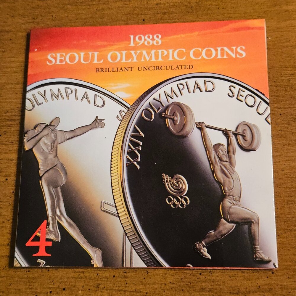 COMMEMORATIVE COINS XXIV OLYMPIAD SEOUL 1988